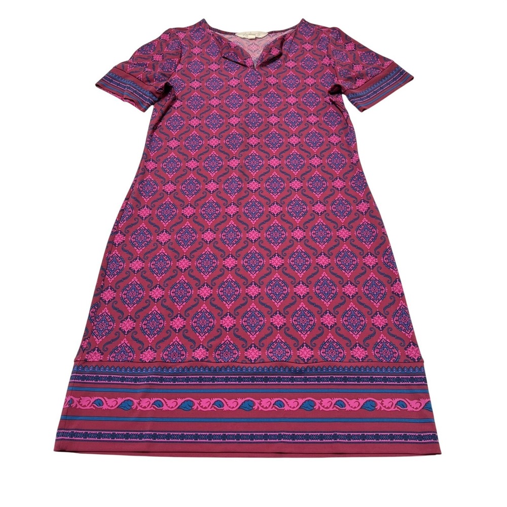 Magnolia Grace Dress Purple Jersey Knit Midi Size M‎ Business Casual Travel